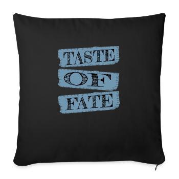 Un savoir-faire culinaire cool écrit dans le destin - Housse de coussin décorative 45 x 45 cm - noir - Devant