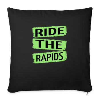 birthday present idea adrenaline junkies cool - Sofa pillowcase 17,3'' x 17,3'' (45 x 45 cm) - black - Front