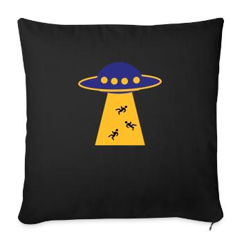 UFO - Sofa pillowcase 17,3'' x 17,3'' (45 x 45 cm) - black - Front
