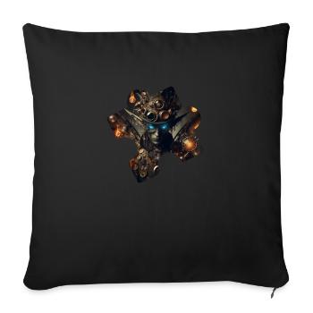 Magic Elf - Sofa pillowcase 17,3'' x 17,3'' (45 x 45 cm) - black - Front