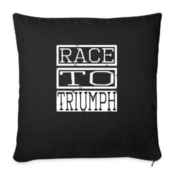 Awesome Joke Conseils de courses de chevaux drôles - Housse de coussin décorative 45 x 45 cm - noir - Devant