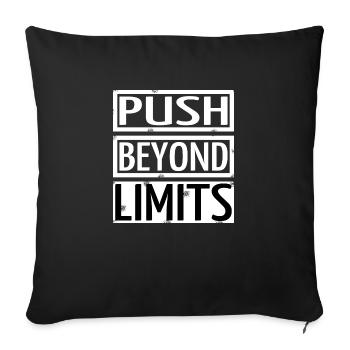 awesome endurance quotes physical endurance funny - Sofa pillowcase 17,3'' x 17,3'' (45 x 45 cm) - black - Front