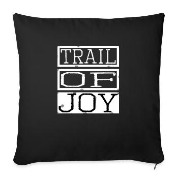 Citations de bonheur Drôle Cool Bliss - Housse de coussin décorative 45 x 45 cm - noir - Devant