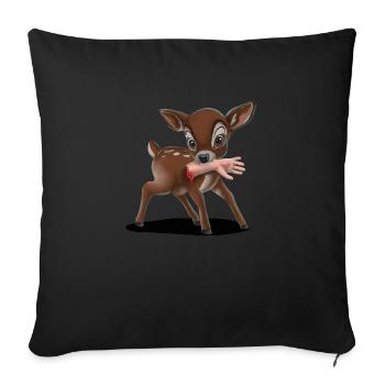 Killer Kitz 06 2024 01 - Sofakissenbezug 45 x 45 cm - Schwarz - Vorne