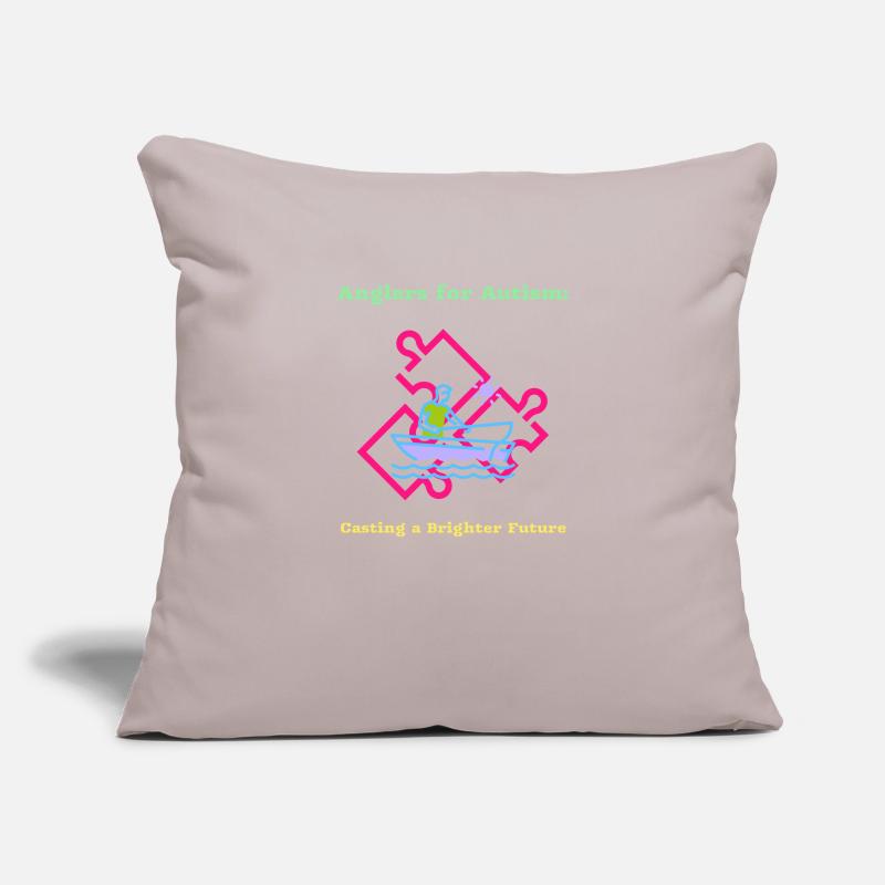 Anglers For Autism Casting a Brighter Future Sofa pillowcase 17,3'' x 17,3'' (45 x 45 cm)