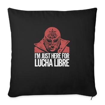 Pour les vrais fans de lutte - Housse de coussin décorative 45 x 45 cm - noir - Devant