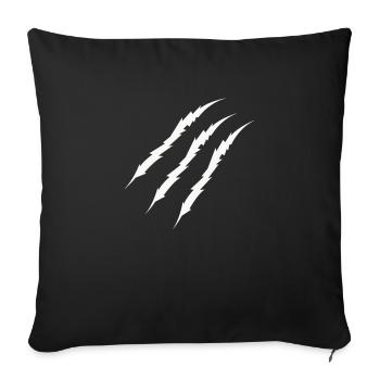 claw - Sofa pillowcase 17,3'' x 17,3'' (45 x 45 cm) - black - Front