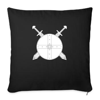Viking - Sofa pillowcase 17,3'' x 17,3'' (45 x 45 cm) - black - Front