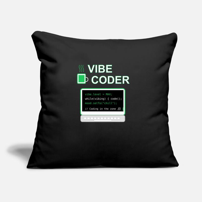 Vibe Coder Sofakissenbezug 45 x 45 cm