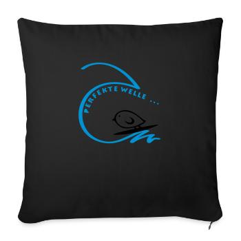 TWEETLERCOOLS - The Perfect Wave - Sofa pillowcase 17,3'' x 17,3'' (45 x 45 cm) - black - Front