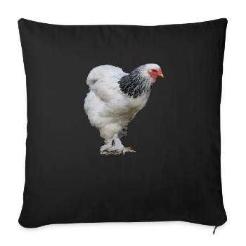 Brahma - Housse de coussin décorative 45 x 45 cm - noir - Devant
