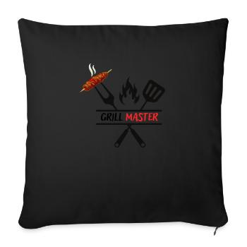 Grill Master - Sofakissenbezug 45 x 45 cm - Schwarz - Vorne