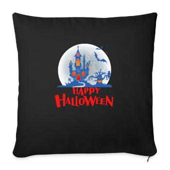 Happy Halloween - Sofa pillowcase 17,3'' x 17,3'' (45 x 45 cm) - black - Front