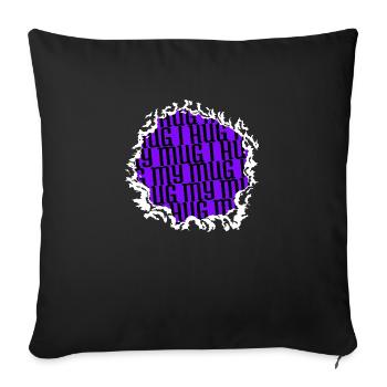 happy funny sayings awesome present idea funny - Sofakissenbezug 45 x 45 cm - Schwarz - Vorne