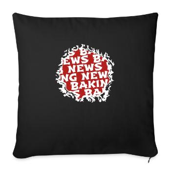 Chef Grillmaster Chef Funny Geek Bake - Sofa pillowcase 17,3'' x 17,3'' (45 x 45 cm) - black - Front