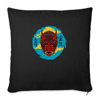 The Devil At Night - Sofa pillowcase 17,3'' x 17,3'' (45 x 45 cm) - black - Front