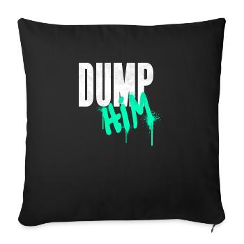 Larguez-le pour mettre fin à la séparation - Housse de coussin décorative 45 x 45 cm - noir - Devant