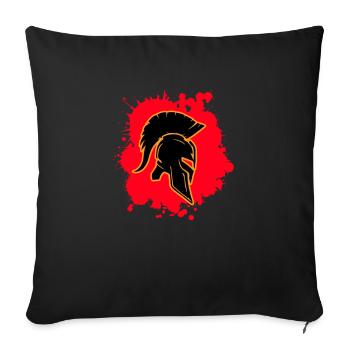 sparta blood - Sofakissenbezug 45 x 45 cm - Schwarz - Vorne