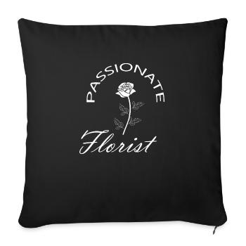 Florist Flower Plant Nature Gardener - Sofa pillowcase 17,3'' x 17,3'' (45 x 45 cm) - black - Front