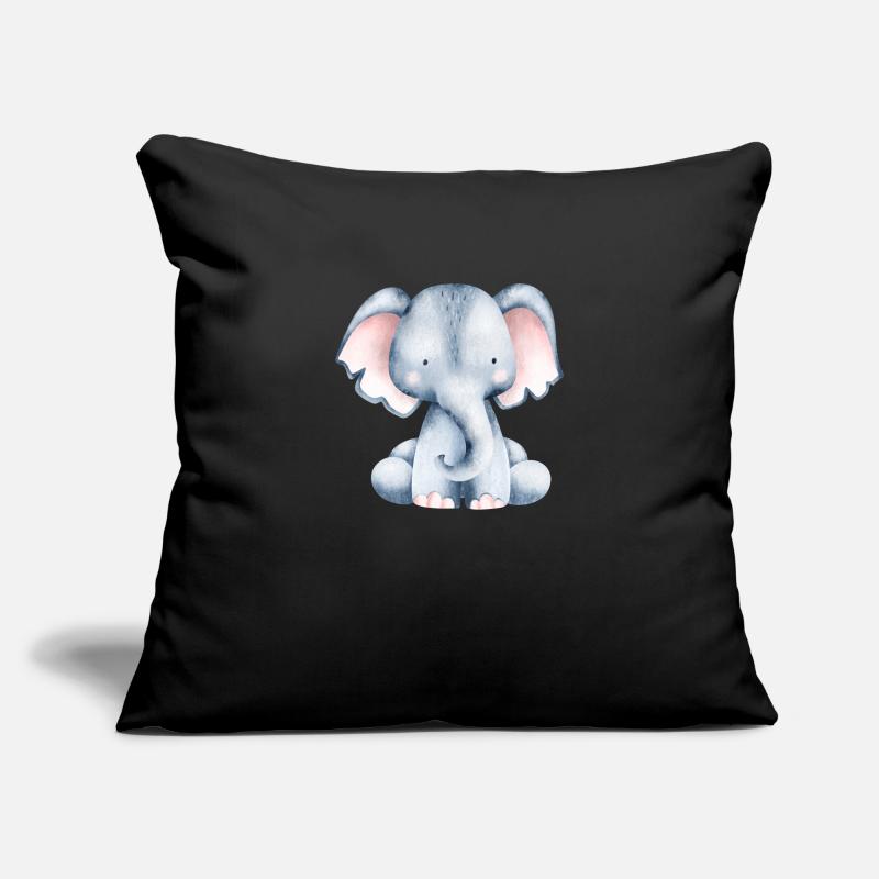 Cute little elephant Sofa pillowcase 17,3'' x 17,3'' (45 x 45 cm)