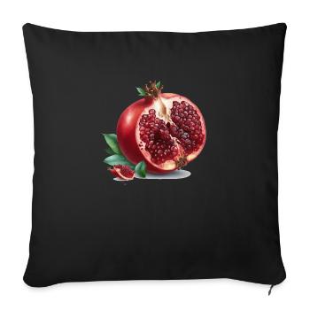 Cadeau tranché à la grenade - Housse de coussin décorative 45 x 45 cm - noir - Devant