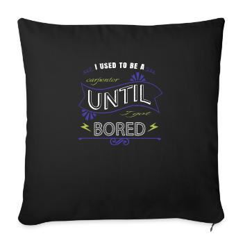 Safety Helmet Sabrina Carpenter Tshirts - Sofa pillowcase 17,3'' x 17,3'' (45 x 45 cm) - black - Front