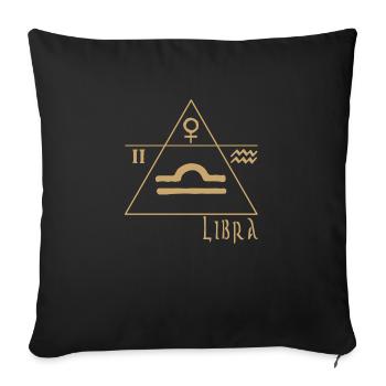 Scales - Sofa pillowcase 17,3'' x 17,3'' (45 x 45 cm) - black - Front