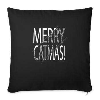 animal love cat persian cat i love cats dino - Sofakissenbezug 45 x 45 cm - Schwarz - Vorne