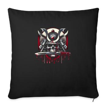 Samurais letztes Gefecht - Sofakissenbezug 45 x 45 cm - Schwarz - Vorne