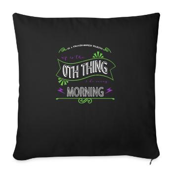 Profession Doctor Quote Father Cool Informatics - Sofa pillowcase 17,3'' x 17,3'' (45 x 45 cm) - black - Front
