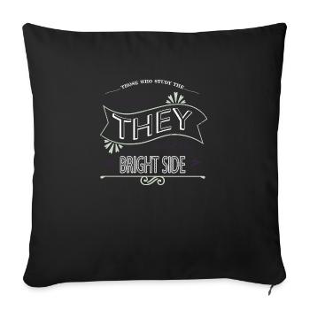 Les planètes croient que la physique colore le ciel nocturne l’astronomie - Housse de coussin décorative 45 x 45 cm - noir - Devant