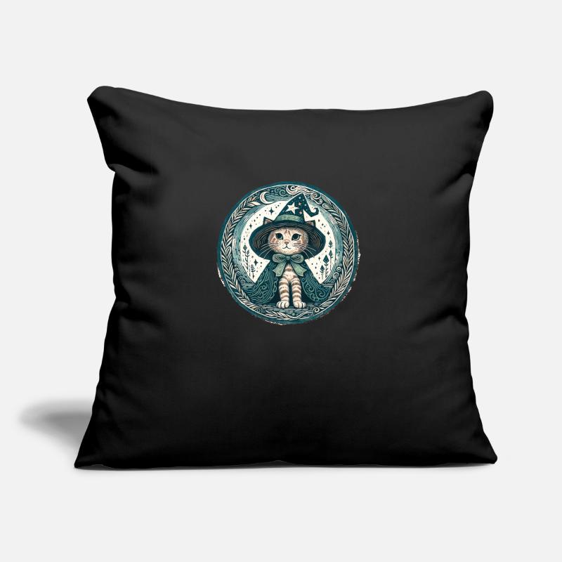 Kitty Cat Wizard Sofa pillowcase 17,3'' x 17,3'' (45 x 45 cm)