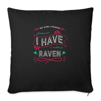 Lecteurs Lecteur de livres inspirants J’aime les livres - Housse de coussin décorative 45 x 45 cm - noir - Devant