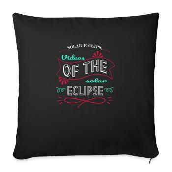 astronomy stuff telescope astronomy statement - Sofakissenbezug 45 x 45 cm - Schwarz - Vorne