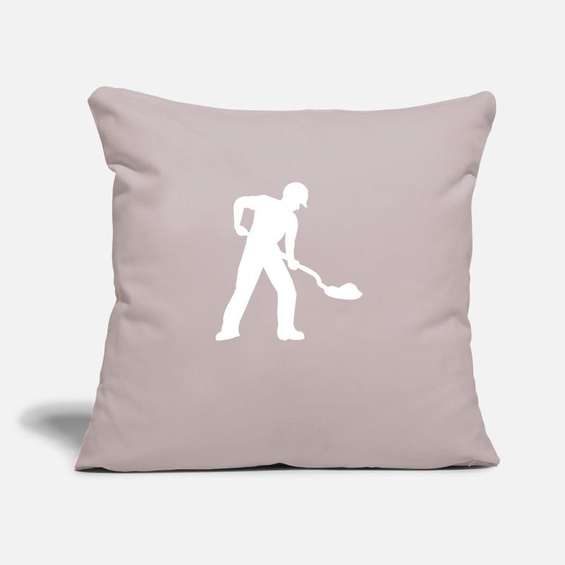 Construction worker construction site Sofa pillowcase 17,3'' x 17,3'' (45 x 45 cm)