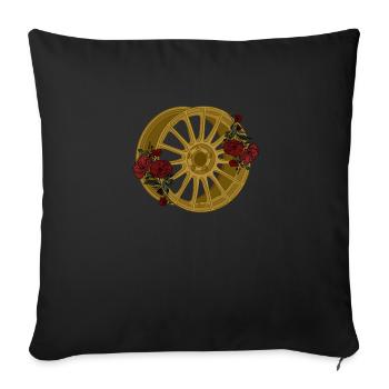 Rim - Sofa pillowcase 17,3'' x 17,3'' (45 x 45 cm) - black - Front