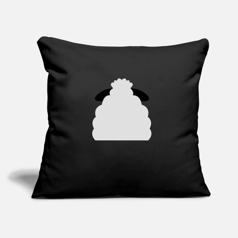 moutons de retour Housse de coussin décorative 45 x 45 cm