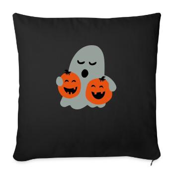 cute halloween - Sofa pillowcase 17,3'' x 17,3'' (45 x 45 cm) - black - Front
