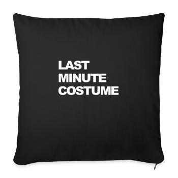 Carnival costume in lingerie funny costume - Sofa pillowcase 17,3'' x 17,3'' (45 x 45 cm) - black - Front