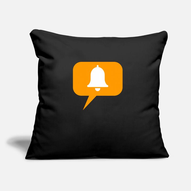 Alerte Housse de coussin décorative 45 x 45 cm
