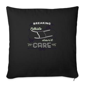 fun birthday quote bday funny joke gift - Sofa pillowcase 17,3'' x 17,3'' (45 x 45 cm) - black - Front