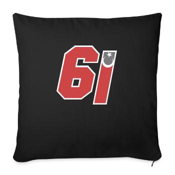 Trabzon - Sofa pillowcase 17,3'' x 17,3'' (45 x 45 cm) - black - Front