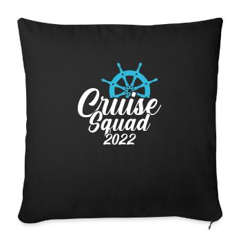 4 Cruise Squad 2022 - Sofakissenbezug 45 x 45 cm - Schwarz - Vorne