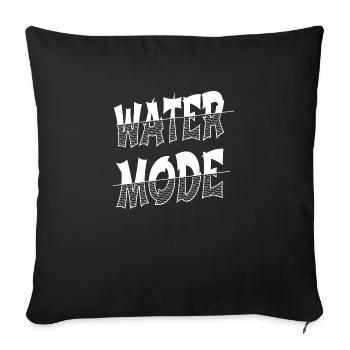 meilleur drôle de natation cyclisme anniversaire bday - Housse de coussin décorative 45 x 45 cm - noir - Devant