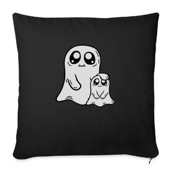 Family Spirit Child Comic - Sofa pillowcase 17,3'' x 17,3'' (45 x 45 cm) - black - Front