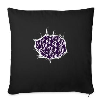 Idée actuelle Beach Dinosaur Moon Beard - Housse de coussin décorative 45 x 45 cm - noir - Devant