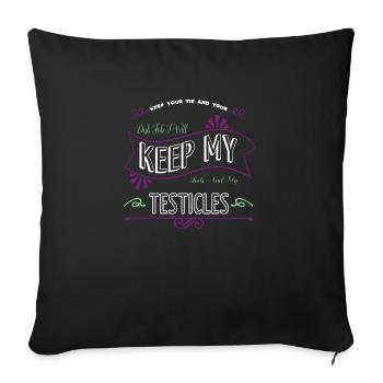 aircraft mechanic tools gift idea baseball clothing - Sofa pillowcase 17,3'' x 17,3'' (45 x 45 cm) - black - Front