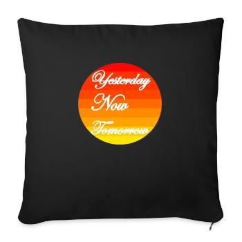 Sonnenuntergang Sunrise Geschenk Sun Geschenkidee - Sofakissenbezug 45 x 45 cm - Schwarz - Vorne