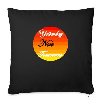 Sunrise Sun Sonnenuntergang Geschenk Geschenkidee - Sofakissenbezug 45 x 45 cm - Schwarz - Vorne