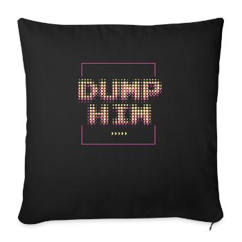Larguez-le pour mettre fin à la séparation - Housse de coussin décorative 45 x 45 cm - noir - Devant
